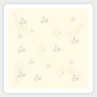 Green Star Simple Pattern Sticker